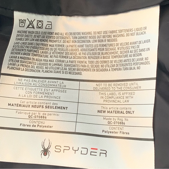 ⭐️SOLD⭐️Spyder Womens Super Puffer Hooded Jacket | Size L | BLACK  SPFFM085-001 - Picture 9 of 14